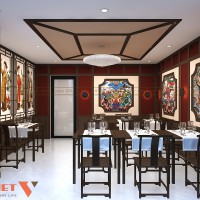 Thiết kế nhà hàng chị Hải Yến tại Hàng Bông Hà Nội